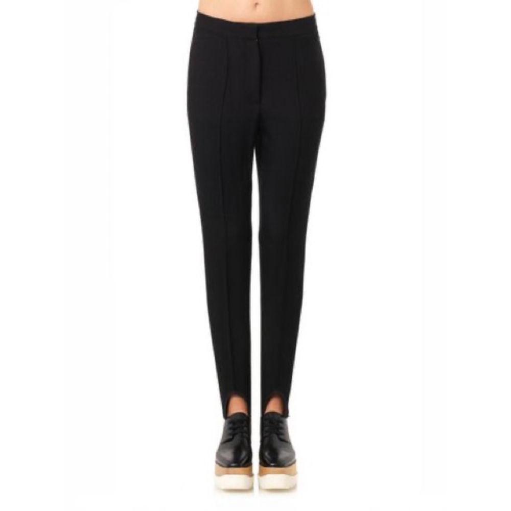 Stella McCartney Wool Blend Blue Stirrup Trousers Size 44